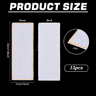 Cotton Bookmarks for Cross Stitch Making DIY-WH0759-26D-1