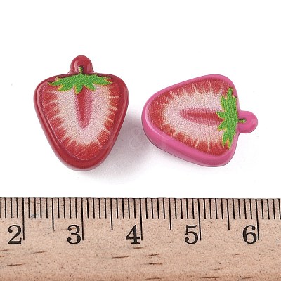 Opaque Acrylic Beads SACR-B008-01A-1