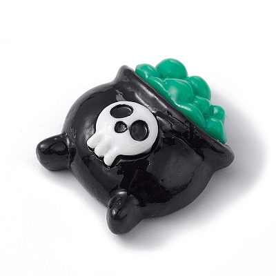 Halloween Opaque Resin Cabochons X-CRES-B010-01A-01-1