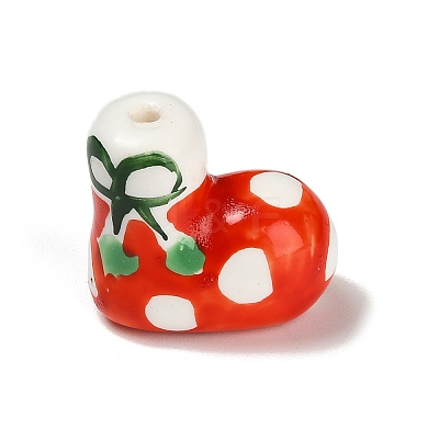 Christmas Handmade Porcelain Beads LS-PORC-L081-01B-1