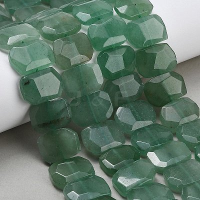 Natural Green Aventurine Beads Strands G-C285-A07-01-1