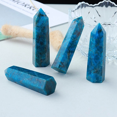 Point Tower Natural Apatite Home Display Decoration PW-WG91959-01-1