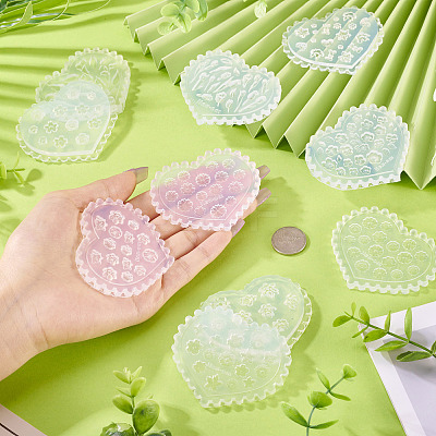 10Pcs 10 Styles Silicone Polymer Clay Mold DIY-TA0012-79-1