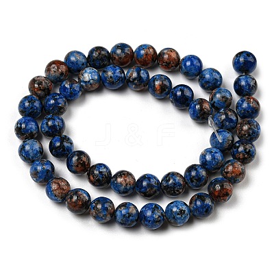 Natural Dyed Sesame Jasper Beads Strands G-E443-A40-1