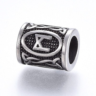 304 Stainless Steel Beads STAS-H460-01AS-18-1