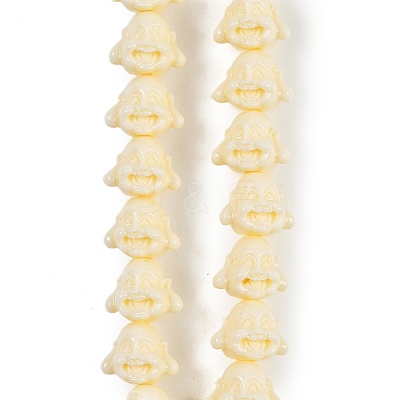 Synthetic Coral Carved Beads Strands CORA-C003-11B-1