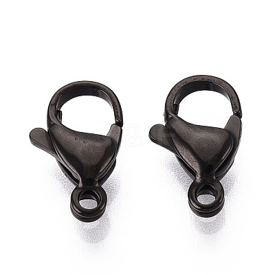 304 Stainless Steel Lobster Claw Clasps STAS-T065-13mm-34B-1