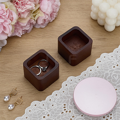Pine Wood Timber Ring Displays Tray RDIS-WH0001-36-1