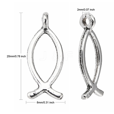 Tibetan Style Alloy Pendants LF0394Y-1