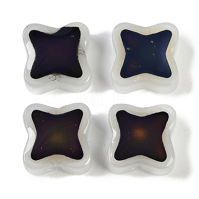Two Tone Glass Mood Beads GLAA-Z007-08C-1