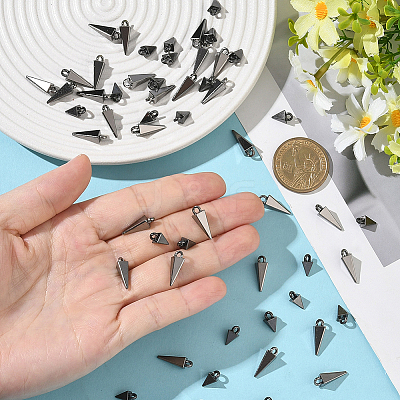 100Pcs 2 Styles Alloy Pendants FIND-SC0019-86B-1
