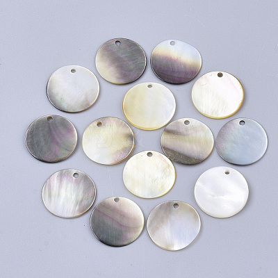 Black Lip Shell Pendants SSHEL-S251-36B-1