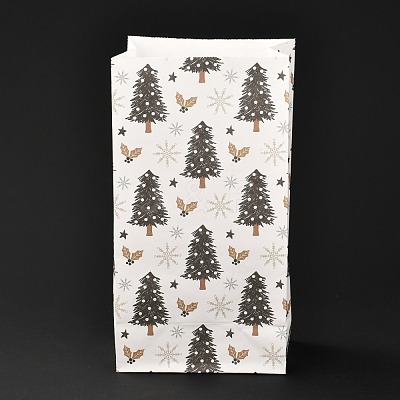 Christmas Theme Rectangle Paper Bags CARB-G006-01K-1