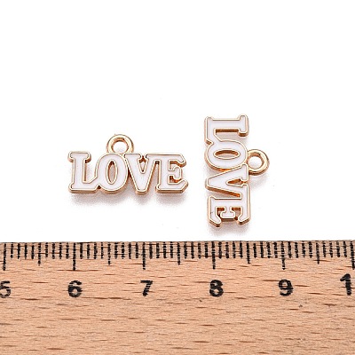 Valentine's Day Theme Alloy Enamel Pendants ENAM-T020-50D-02-1