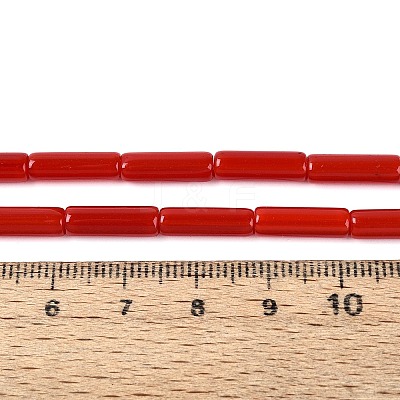 Opaque Solid Color Glass Beads Strands GLAA-N070-01A-C01-1