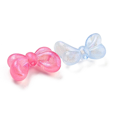 Transparent Luminous Acrylic Beads MACR-D024-36-1