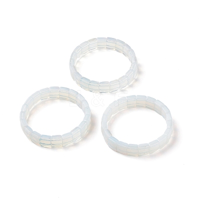 Opalite Stretch Bracelets BJEW-F406-B22-1