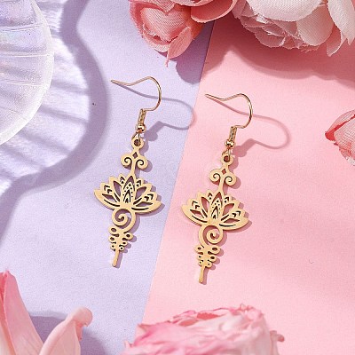 Stainless Steel Dangel Earrings EJEW-JE05771-01-1