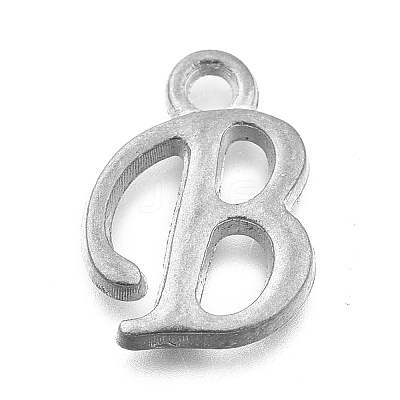 Alloy Letter Pendants LS-PALLOY-J718-01C-B-1