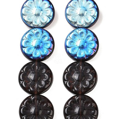 Czech Pressed Glass Beads GLAA-I061-48C-1
