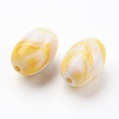 Acrylic Beads MACR-E025-32G-12x17mm-1