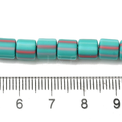 Polymer Clay Beads Strands CLAY-H006-01P-1