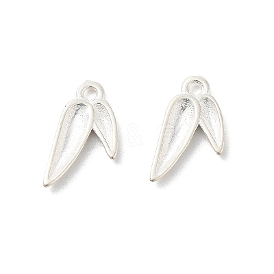 925 Sterling Silver Leaf Charms LS-STER-H112-01-1