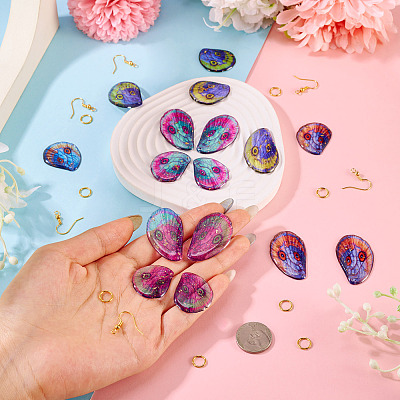 DIY Dangle Earrings Kits DIY-TA0013-55-1