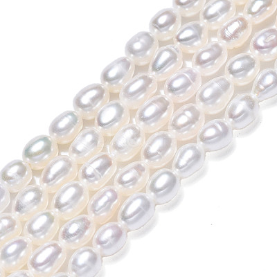 Natural Cultured Freshwater Pearl Beads Strands PEAR-N012-03F-1