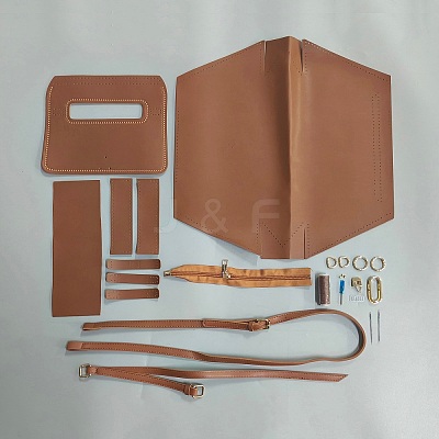 DIY PU Leater Crossbody Sling Bag Kits DIY-WH0899-111-1
