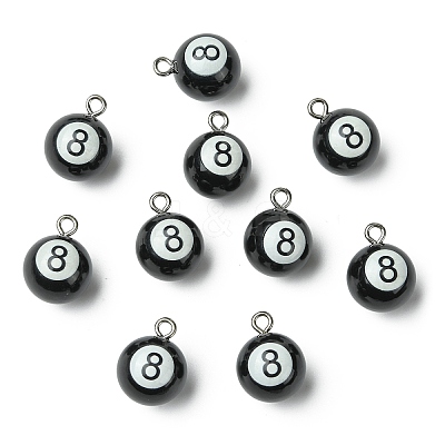 Opaque Resin Pendants RESI-CJC0015-34-1