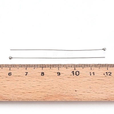 304 Stainless Steel Head Pins STAS-T065-60mm-20P-1