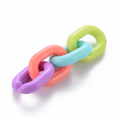 Opaque Acrylic Linking Rings SACR-T357-01A-1
