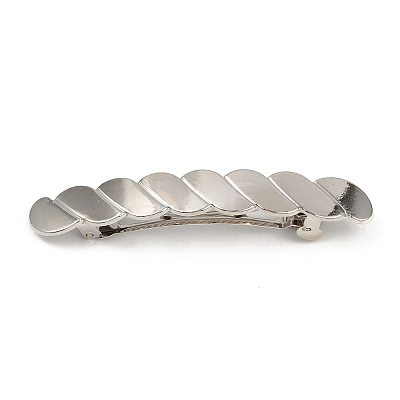 Twist Alloy with Iron Clip Hair Barrettes PHAR-G014-04P-1