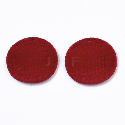 Flocky Alloy Pendants PALLOY-S134-002C-1