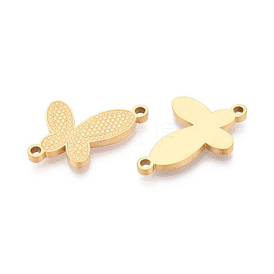304 Stainless Steel Textured Butterfly Links STAS-T073-29G-1