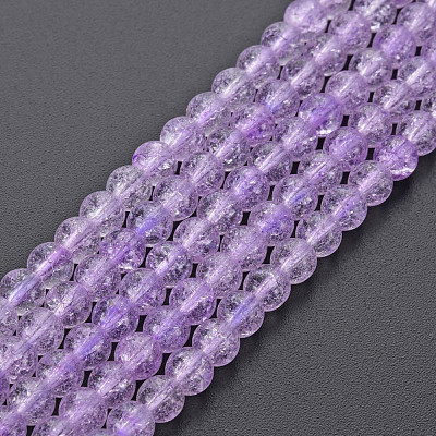 Crackle Glass Beads Strands GLAA-S192-B-006I-1