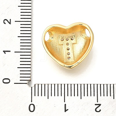 Rack Plating Brass Micro Pave Cubic Zirconia Pendants KK-I722-04G-T-1