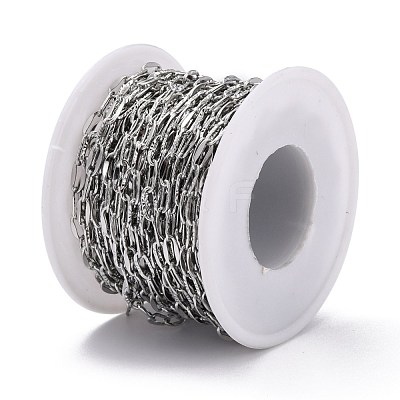 Tarnish Resistant 304 Stainless Steel Cable Chains CHS-D033-05P-01-1