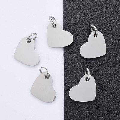 Tarnish Resistant 201 Stainless Steel Stamping Blank Tag Charms STAS-S105-T618-1-1