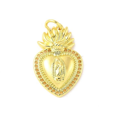 Brass Pendants KK-Z101-10G-1