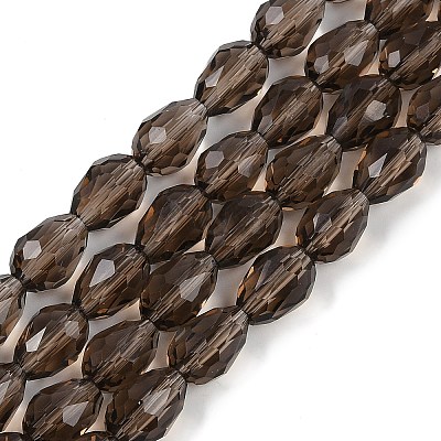 Transparent Glass Beads Strands EGLA-N013-T8mm-D27-1