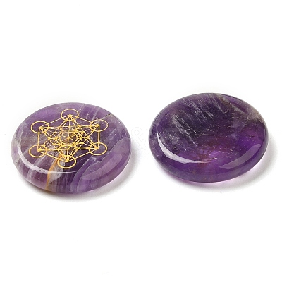 Natural Amethyst Cabochons G-C158-03G-1