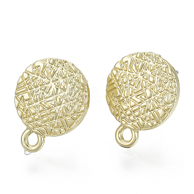 Alloy Stud Earring Findings LS-PALLOY-S121-66-1