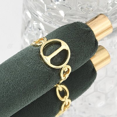 Brass Open Cuff Rings for Women RJEW-K289-01G-I-1