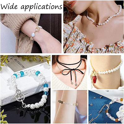 Brass & Iron Crimp Beads and Crimp Bead Covers Set KK-PH0003-99-1