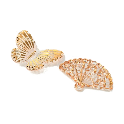 Transparent Acrylic Beads OACR-O006-03B-1
