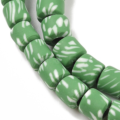 Handmade Polymer Clay Beads Strand CLAY-Z002-01E-1