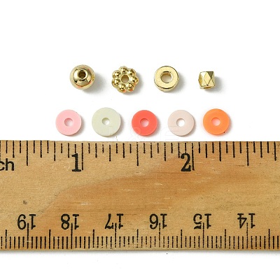 DIY Heishi Polymer Clay Beads Jewelry Making Finding Kit DIY-FS0005-94C-1
