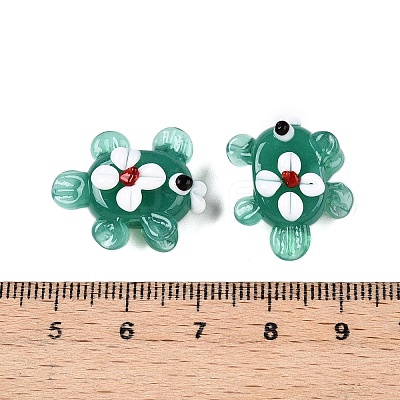 Handmade Lampwork Bumpy Beads Strands LAMP-T021-25E-1